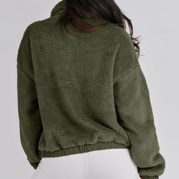 Green Fleece Jacket, NWOT - Picture 10 of 10